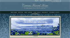 Desktop Screenshot of cravensfuneralhome.com